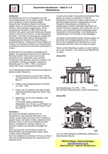 Geschichte des Bauens – Blatt 21.1.6 Klassizismus