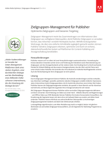 Zielgruppen-Management für Publisher