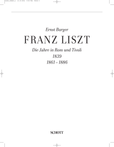 FRANZ LISZT - musici : das Magazin