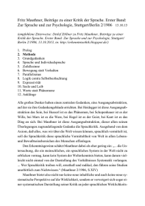 Fritz Mauthner, Beiträge zu einer Kritik der Sprache. Erster Band: Zur