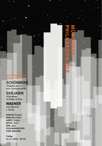 schönberg skrjabin wagner - Die Münchner Philharmoniker