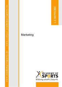 Marketing - Academy of Sports