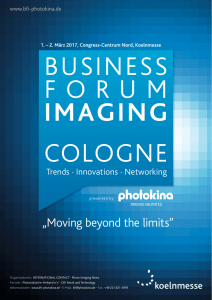 „Moving beyond the limits” - Business Forum Imaging Cologne