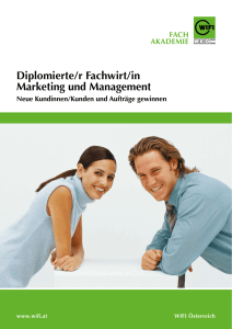 Diplomierte/r Fachwirt/in Marketing und Management