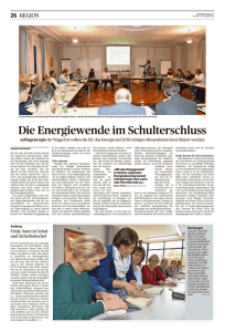 Zofinger Tagblatt, vom: Freitag, 28. Oktober 2016