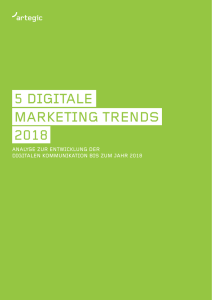 5 Digitale Marketing trenDs 2018