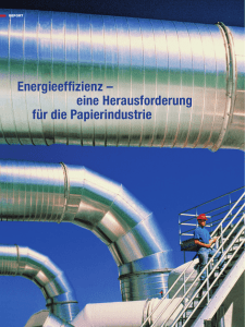 Energieeffizienz – eine Herausforderung für die Papierindustrie