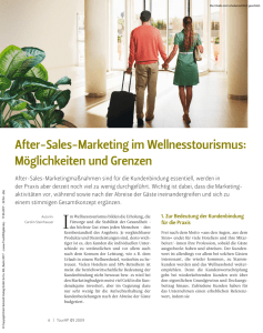 After-Sales-Marketing im Wellnesstourismus
