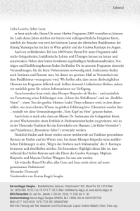 Editorial Liebe Leserin, lieber Leser, es freut mich sehr, Ihnen/Dir