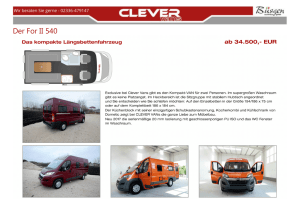 Der For II 540 - Clever Reisemobile