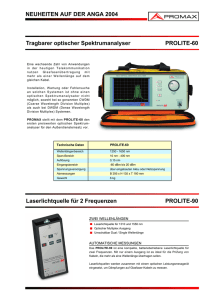 Infobief ANGA 2004 - Promax Electronics