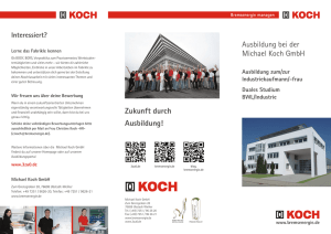 Ausbildung - Michael Koch GmbH