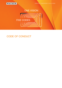 Code of Conduct - Wacker Chemie AG