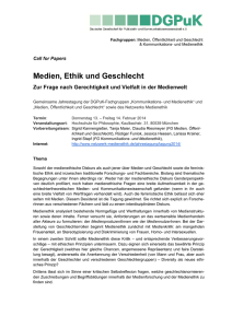 Call for Papers - Netzwerk Medienethik