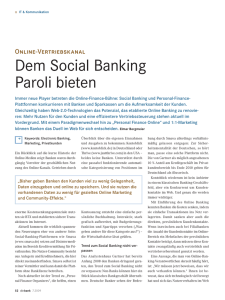 Dem Social Banking Paroli bieten