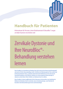 Zervikale Dystonie und Ihre NeuroBloc®- Behandlung