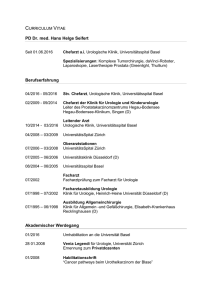 curriculum vitae - Universitätsspital Basel