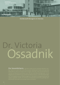 Dr. Victoria Ossadnik, Microsoft Deutschland