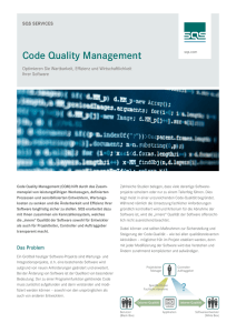 code Quality Management