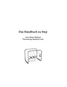 Das Handbuch zu Step - KDE Documentation