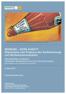 WERBUNG – KEINE KUNST!? - 2