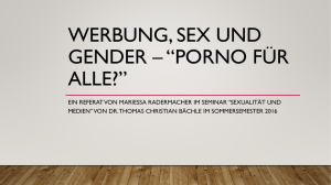Werbung, sex und gender