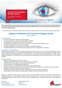 Software Entwickler im IT-Customer-Support (m/w)
