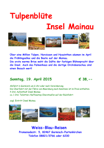Tulpenblüte Insel Mainau