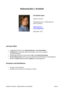 Profil als PDF - Stephan Lachmuth