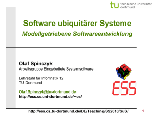 SuS-06.4: Modellgetriebene Softwareentwicklung