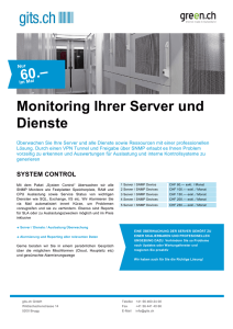 Monitoring Ihrer Server und Dienste