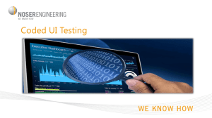 ALM Talk Coded UI-Testing