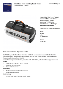 Head Tour Team Club Bag Tennis Tasche