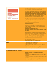 Newsletter 08/2014 - Rosa-Luxemburg-Stiftung Baden