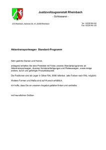 Aktenwagen Katalog - Justizvollzugsanstalt Rheinbach