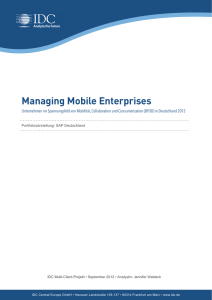 Managing Mobile Enterprises