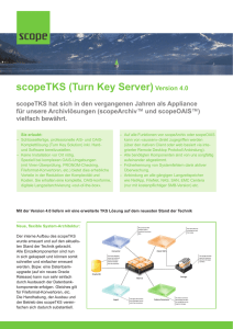 scopeTKS (Turn Key Server)Version 4.0