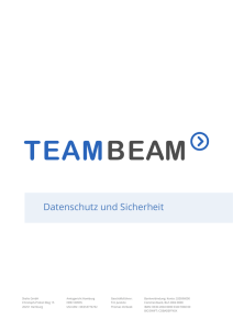TeamBeam-Sicherheitskonzept - Ribnitz