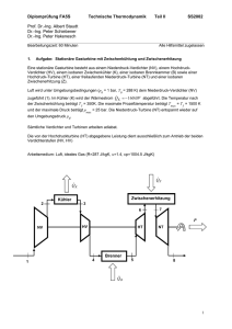 Diplomprüfung FA5S Technische Thermodynamik Teil II SS2002