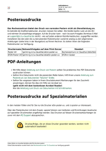 Posterausdrucke PDF-Anleitungen Posterausdrucke auf