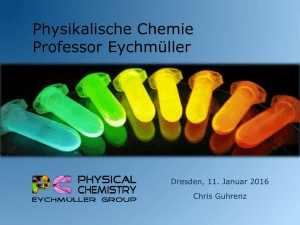 Physikalische Chemie Professor Eychmüller