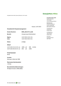 Kassel, 13.07.2015 Einsatzbericht