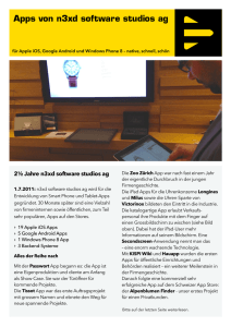 PDF Brochure - n3xd software studios ag