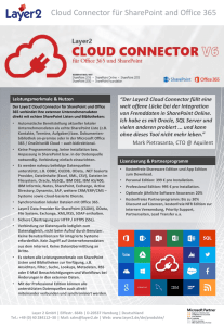 Cloud Connector für SharePoint and Office 365