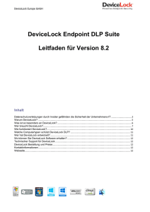 DeviceLock Endpoint DLP Suite Leitfaden für Version 8.2