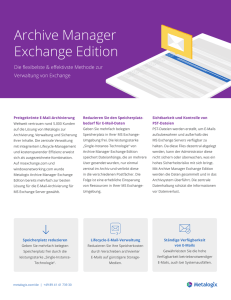 Archive Manager- Exchange Data Sheet.indd