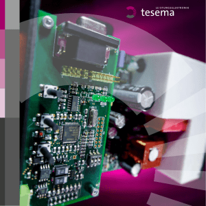 Broschüre Tesema Leistungselektronik