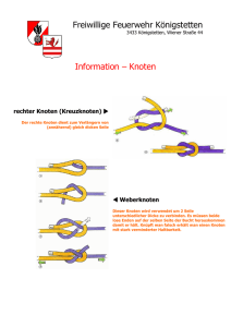 Freiwillige Feuerwehr Königstetten Information – Knoten