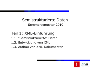 XML-Einführung