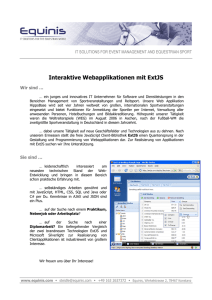 Interaktive Webapplikationen mit ExtJS